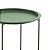 Mesa Lateral Redonda de Metal com Bandeja Decorativa - Imagem 4