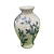 VASO CERAMICA FLORAL BRANCO 4.5X15CM - Imagem 1