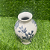 VASO CERAMICA FLORAL BRANCO 4.5X15CM - Imagem 3