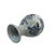 VASO CERAMICA FLORAL BRANCO 5X15CM - Imagem 4