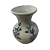 VASO CERAMICA FLORAL BRANCO 7X15CM - Imagem 3