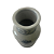 VASO CERAMICA FLORAL BRANCO 7X21CM - Imagem 4
