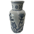 VASO CERAMICA FLORAL BRANCO 7X21CM - Imagem 3