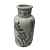 VASO CERAMICA FLORAL BRANCO 7X21CM - Imagem 5