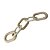 CORRENTE DECORATIVA OVAL MADEIRA NATURAL 10X63CM - Imagem 1
