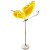 LUMINÁRIA BORBOLETA LED WARM C/ PÉ 60CM 220V - Imagem 1