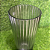 Vaso Vidro Cone Plissado Fumê 30X10cm - Imagem 7