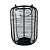 Lanterna Colmeia Preta Metal com Suporte para Vela 22x47cm - Imagem 7