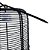Lanterna Colmeia Preta Metal com Suporte para Vela 22x47cm - Imagem 6