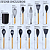 Kit Utensílios Silicone para Cozinha Premium 12 Peças Colors - Imagem 8
