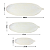 KIT C/3 BANDEJAS DECORATIVAS FOLHA BRANCO EM MDF - Imagem 7
