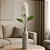 HASTE DE DELPHINIUM TOQUE REAL BRANCO 64CM - Imagem 2