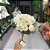 BUQUÊ DE ROSAS X7 CREME 28CM - Imagem 2