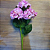 BUQUÊ DE HORTÊNCIA TOQUE REAL ROSA X5 43CM - Imagem 2