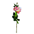 HASTE BOTÃO DE ROSAS 66CM ROSA - Imagem 1
