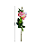 HASTE BOTÃO DE ROSAS 66CM ROSA - Imagem 7