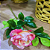 HASTE BOTÃO DE ROSAS 66CM ROSA - Imagem 4