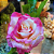 HASTE BOTÃO DE ROSAS 66CM ROSA - Imagem 3