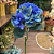 HASTE DE HORTÊNCIA TOQUE REAL AZUL 63CM - Imagem 2