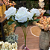 BUQUÊ DE ROSAS X7 BRANCA 35CM - Imagem 1