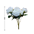 BUQUÊ DE ROSAS X7 BRANCA 35CM - Imagem 7