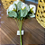 BUQUÊ DE ROSAS X7 BRANCA 35CM - Imagem 4