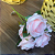 BUQUÊ DE ROSAS X7 ROSA 35CM - Imagem 2
