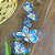 HASTE FLOR DE JASMIN AZUL 78CM - Imagem 3