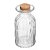 POTE DE VIDRO COM TAMPA ROLHA CLASSIC 130ML - Imagem 1
