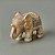ESCULTURA ELEFANTE DECORATIVO EM RESINA 21X9X17CM - Imagem 3