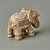 ESCULTURA ELEFANTE DECORATIVO EM RESINA 21X9X17CM - Imagem 5