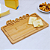 TÁBUA DE QUEIJO E FRIOS RETANGULAR EM BAMBU 25X17X1,2CM - Imagem 3