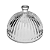QUEIJEIRA DE CRISTAL C/ TAMPA EMPIRE 20CM - Imagem 6