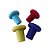 CONJUNTO DE 4 TAMPAS P/ VINHO DE SILICONE COLORIDO 3,5CMX3,5CM - Imagem 6