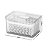 ORGANIZADOR ACRILICO DRY C/CESTO E TAMPA 3,2L 24X15,5X12,3CM - Imagem 5