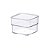 ORGANIZADOR DIAMOND TRANSPARENTE 7,5X7,5X5,2CM - Imagem 1