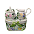 CONJUNTO DE CHÁ EM CERÂMICA GARDEN SUMMER C/2 PÇS - Imagem 3