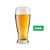 Conjunto c/ 2 Copos de Vidro para Cerveja Bom Gourmet 550 ml - Imagem 4