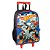 MOCHILA CARRINHO HOT WHEEELS PRETO/VERMELHO - Imagem 1