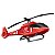 Brinquedo Helicóptero de Bombeiro Vermelho Play Toys - Imagem 1