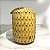 Lanterna Decorativa Redonda Trama Chevron 25x25x36 cm - Imagem 2