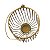 Lanterna Decorativa em Metal Gold com Suporte Para Vela 31x21 cm - Imagem 5