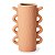 Vaso Decorativo em Cerâmica com Alças Bege 25x16 cm - Imagem 1