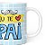 Caneca de Porcelana Dia dos Pais 320 ml 9x8 cm - Imagem 5