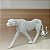 Escultura Decorativa em Resina Leopardo Caminhando Cinza Diamond 14x31x6 cm - Imagem 2