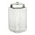 Pote de Vidro Porta Mantimentos Tampa de Metal Vegas 2,3L Lyor 11 cm - Imagem 1