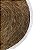 Tapete Oval em Fibra Natural com Borda Branca Courino 75,5x52,5 cm - Imagem 2