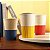 Copo p/ Café de Bambu/PP com Tampa Lyor 400ml Sortido - Imagem 2
