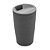 COPO TÉRMICO BAMBU PAREDE DUPLA C/ TAMPA CINZA 500ML LYOR - Imagem 1