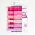 Kit 6 Canetas Marca Texto Tons de Rosa Pink Vibes - Imagem 1